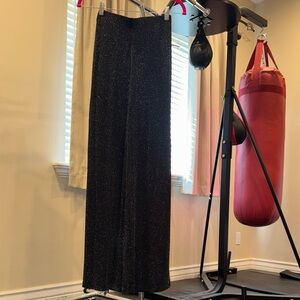H&M Black Glitter Pants